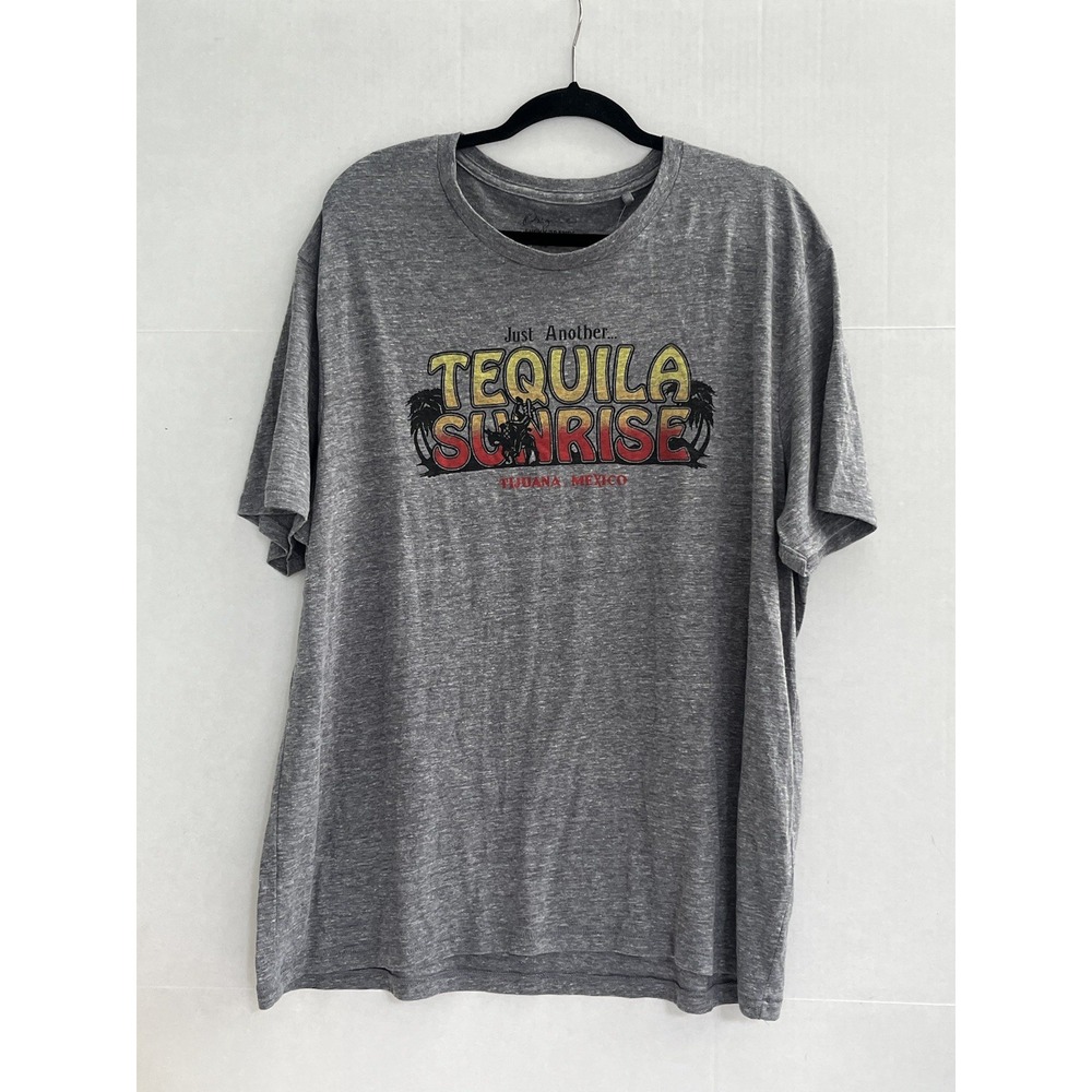 Lucky Brand Good Luck Originals Tequila Sunrise Tee T-Shirt β 2XL Gray